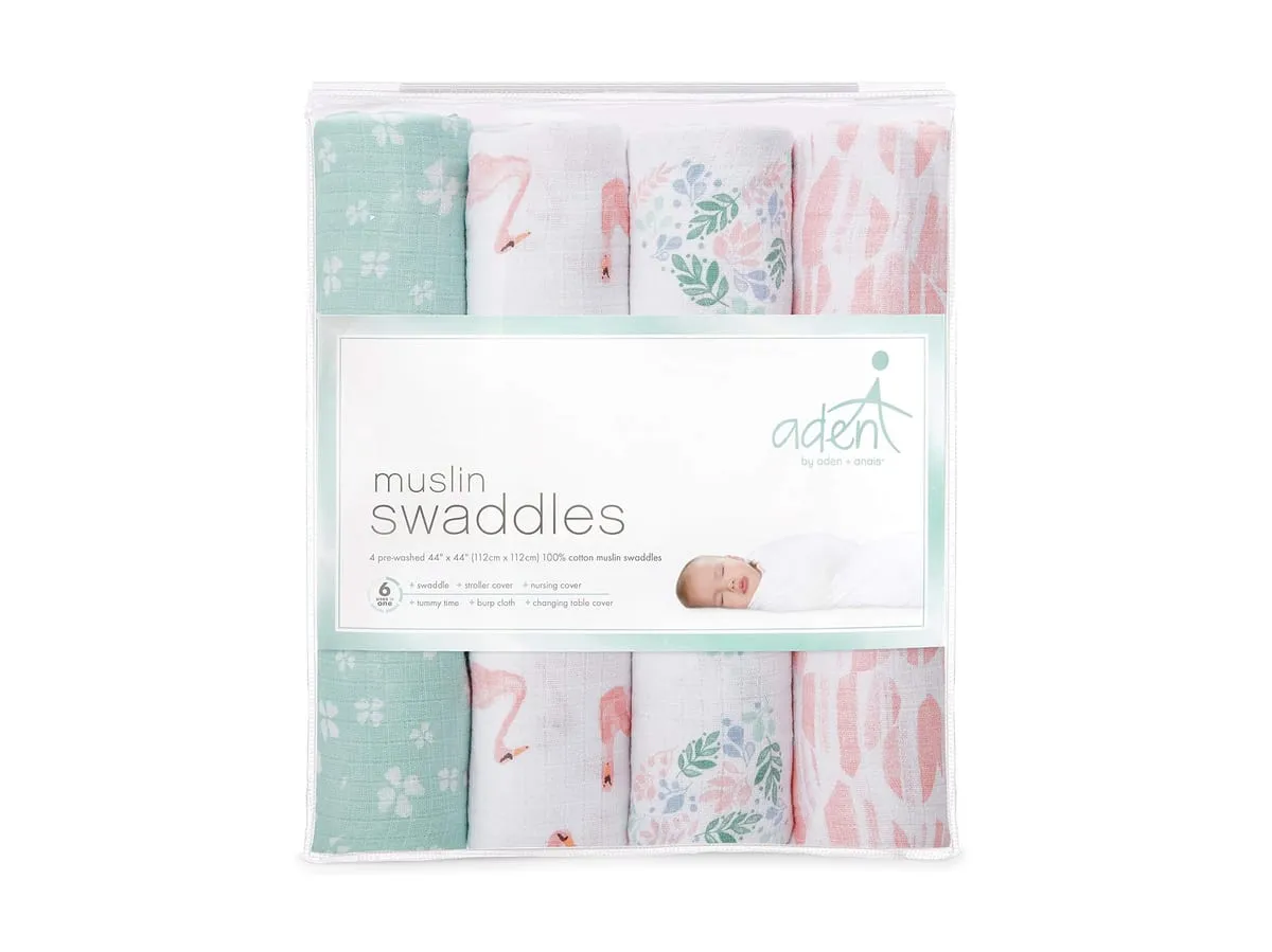 aden + anais Muslin Swaddle (4-pack)
