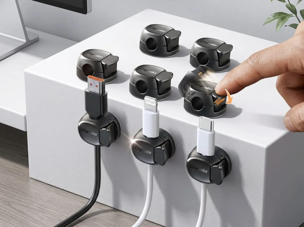 Chfeila 8-Pack Cable Clips