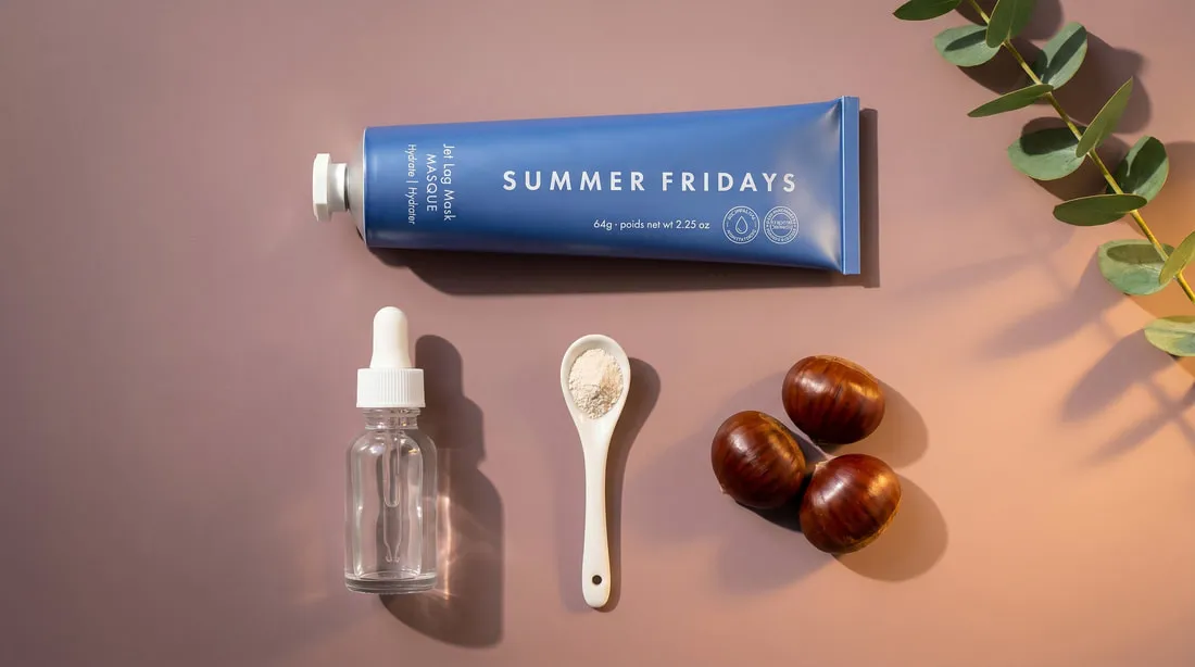 Ingredient story — hyaluronic acid, niacinamide, antioxidants