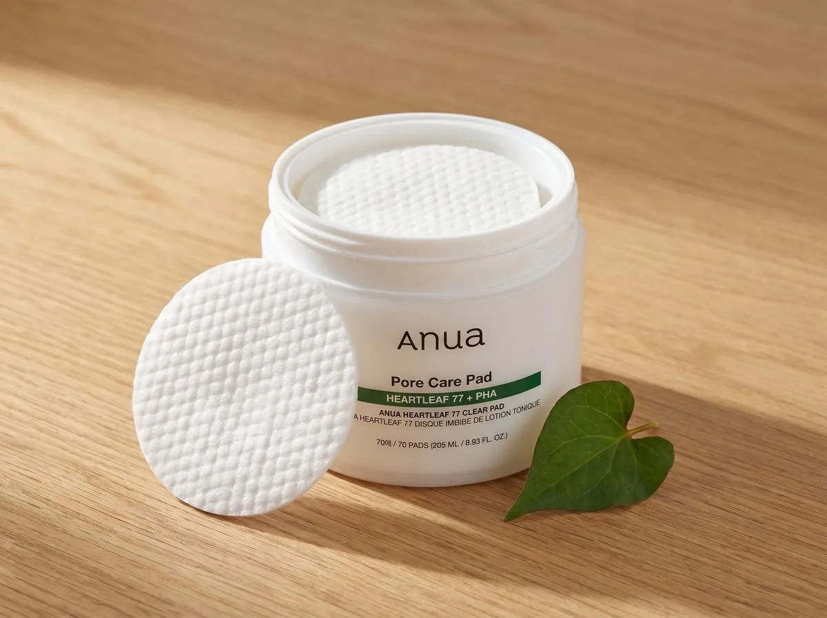 ANUA Heartleaf 77 Toner Pads value shot of the full 70-pad jar